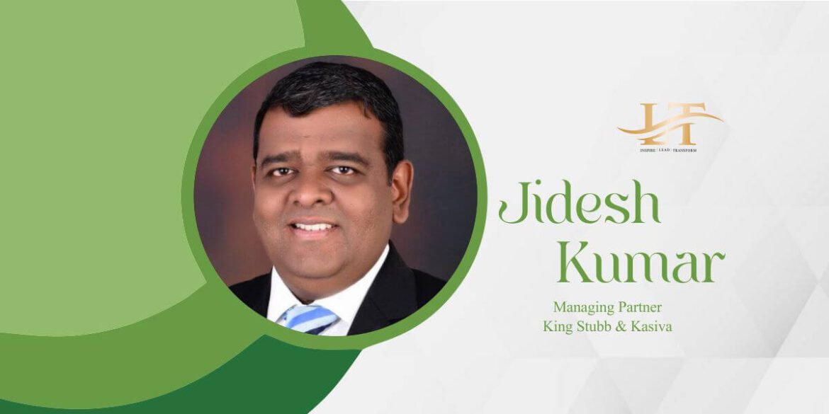 Jidesh Kumar Steering Legal Excellence with Precision and Vision